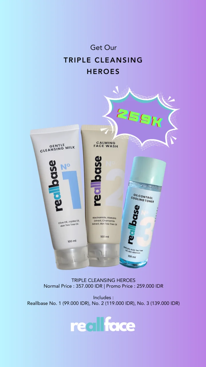 produk Triple Cleansing Heroes!